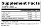 GastrAcid™ 180 Capsules Supplement Facts