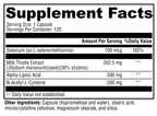 Liver Protect™ 120 Capsules Supplement Facts
