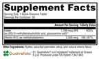 5-MTHF Plus B12 Cherry 30 Tablets Supplement Facts