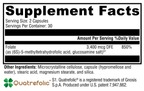 5-MTHF 60 Capsules Supplement Facts
