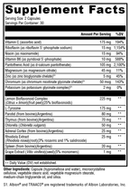 Adrenal Manager™ 60 Capsules Supplement Facts