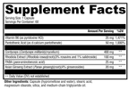 Adrenal Essence® 60 Capsules Supplement Facts