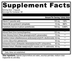Adrenaliv® 60 Capsules Supplement Facts