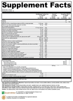 ActivEssentials™ 60 Packets Supplement Facts