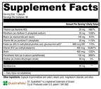 B Activ® 90 Capsules Supplement Facts