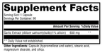 GarliX™ 90 Capsules Supplement Facts