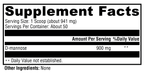 UritraX™ 50 Servings Supplement Facts