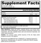 Omega MonoPure® 650 EC 60 Softgels Supplement Facts