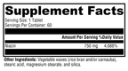 NiaVasc™ 750 60 Tablets Supplement Facts
