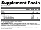 OmegaPure 900 EC™ 90 Softgels Supplement Facts