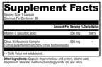 Bio C 1:1™ 90 Capsules Supplement Facts