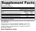 RegeneMax® Plus 60 Capsules Supplement Facts