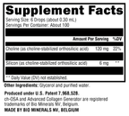 RegeneMax® Liquid 1 oz Supplement Facts