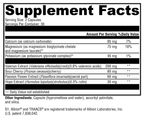 SynovX® Calm 60 Capsules Supplement Facts