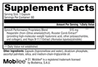 SynovX® Performance 60 Capsules Supplement Facts