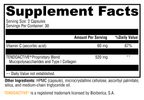 SynovX® Tendon & Ligament 60 Capsules Supplement Facts