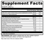 T-150 60 Capsules Supplement Facts