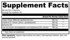 Berbemycin 120 Capsules Supplement Facts