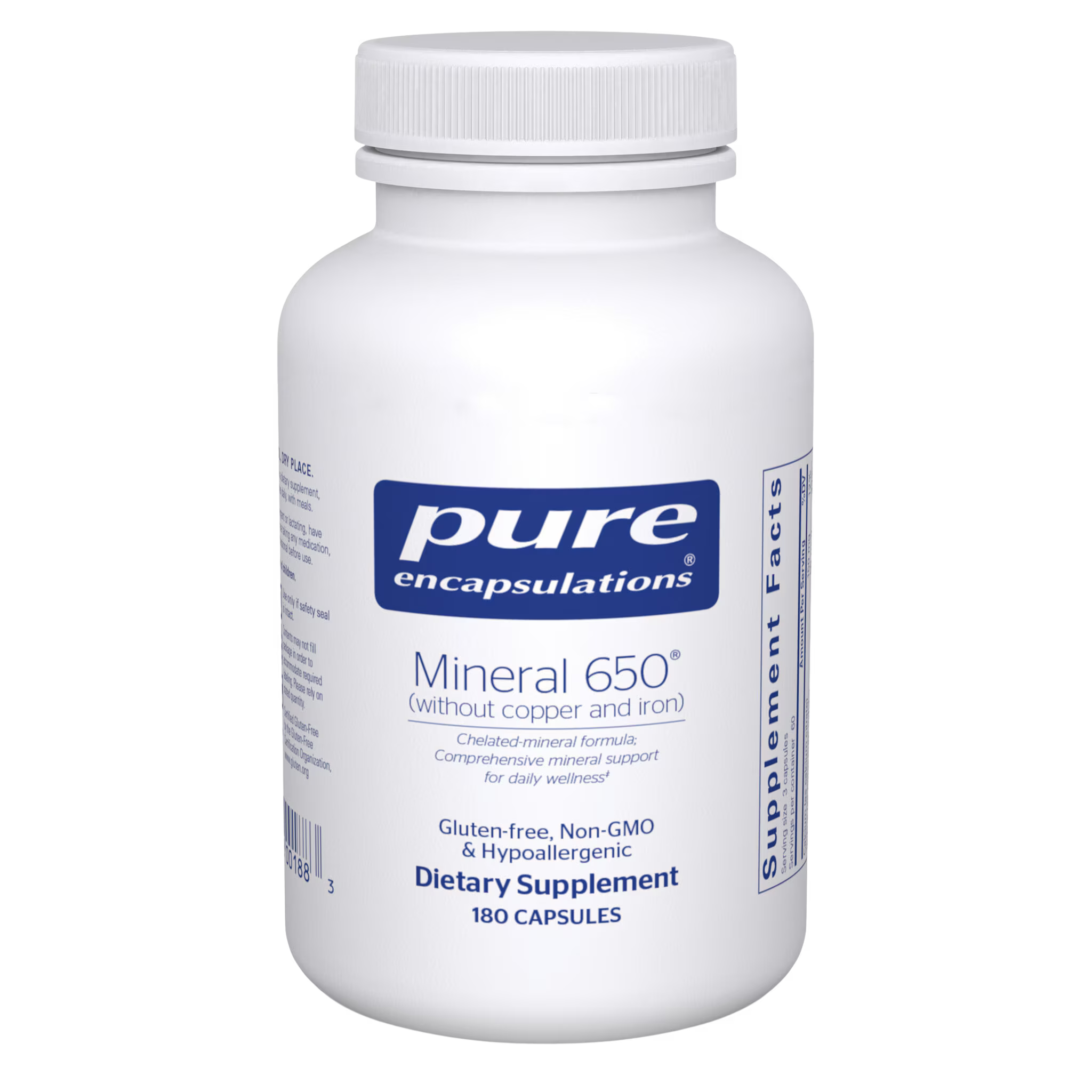 Mineral 650 w/o Cu &Fe 180ct