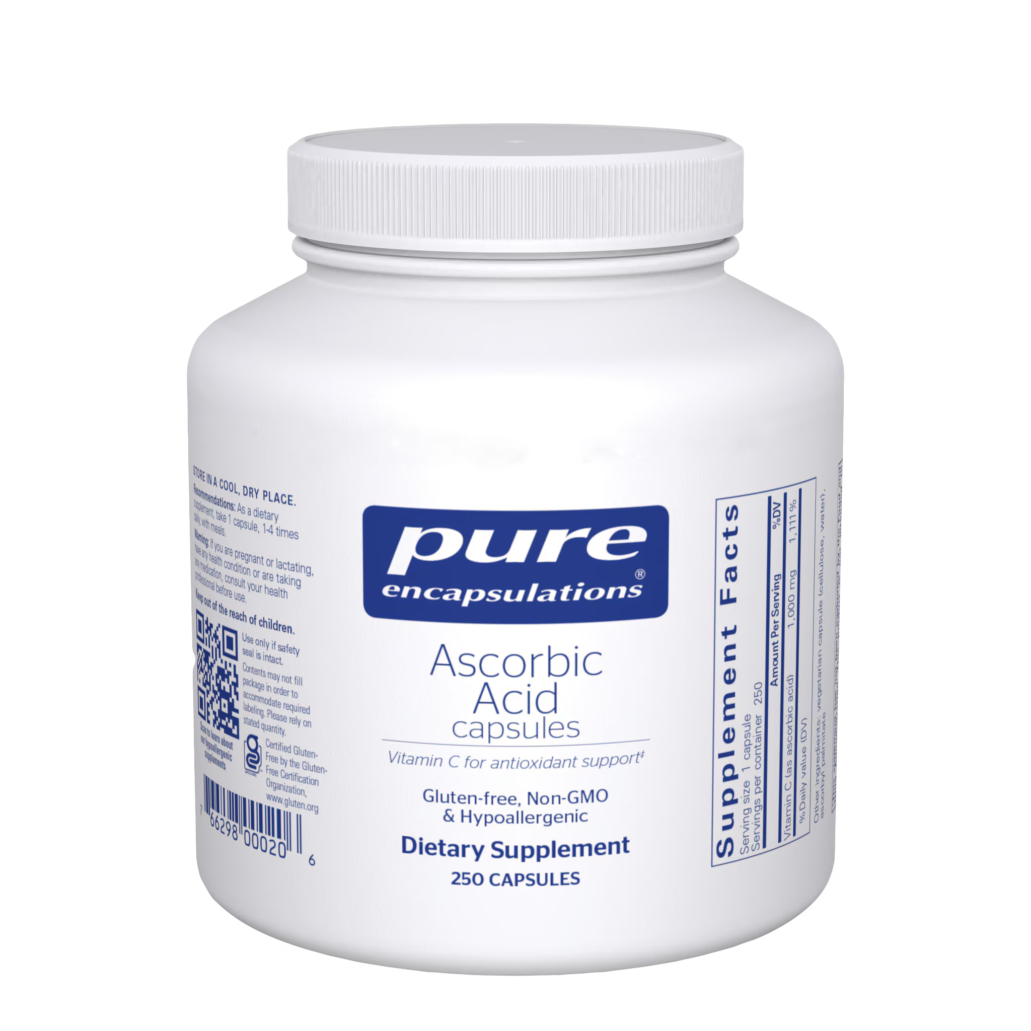 Ascorbic Acid Capsules 250ct