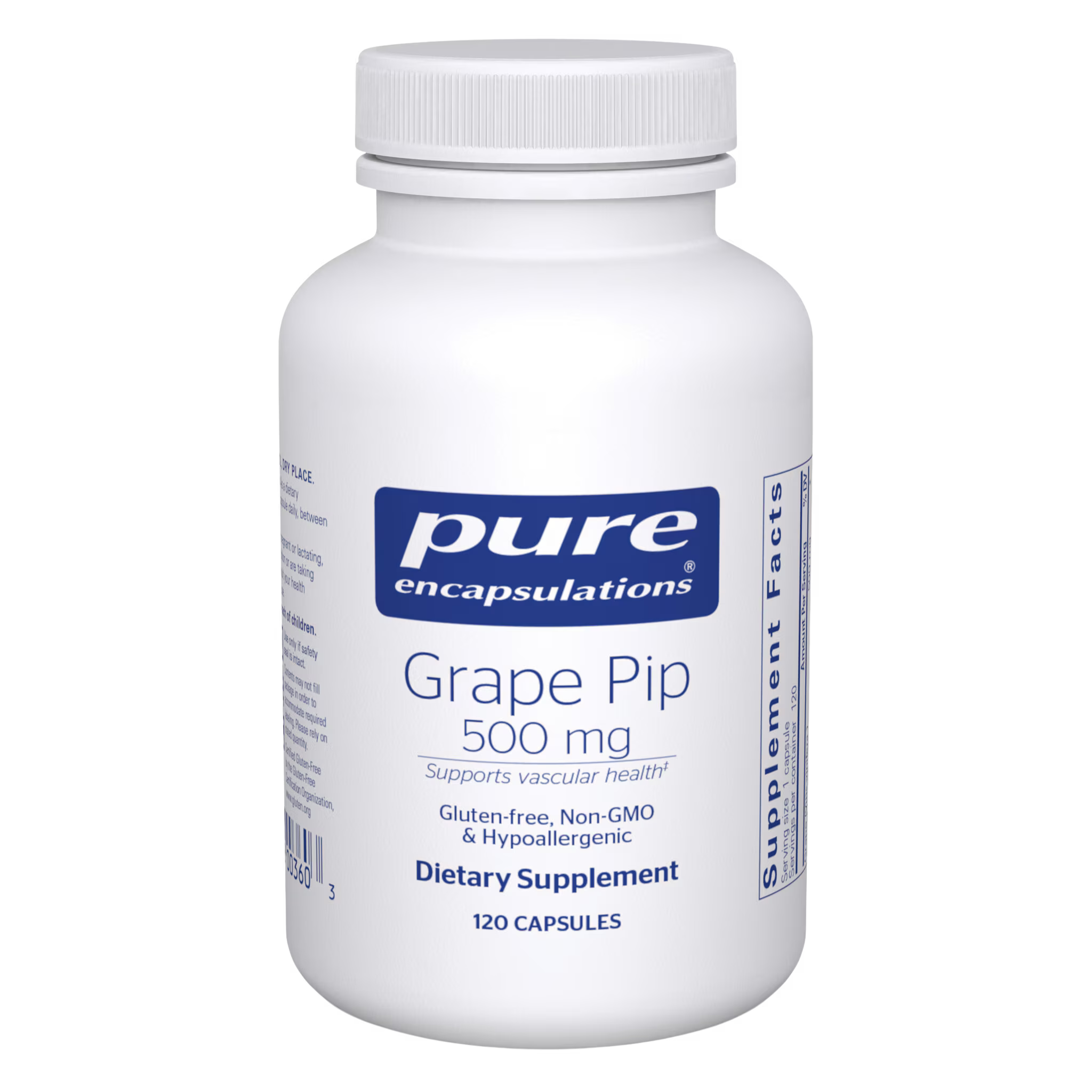 Grape Pip 500 Mg. 120ct