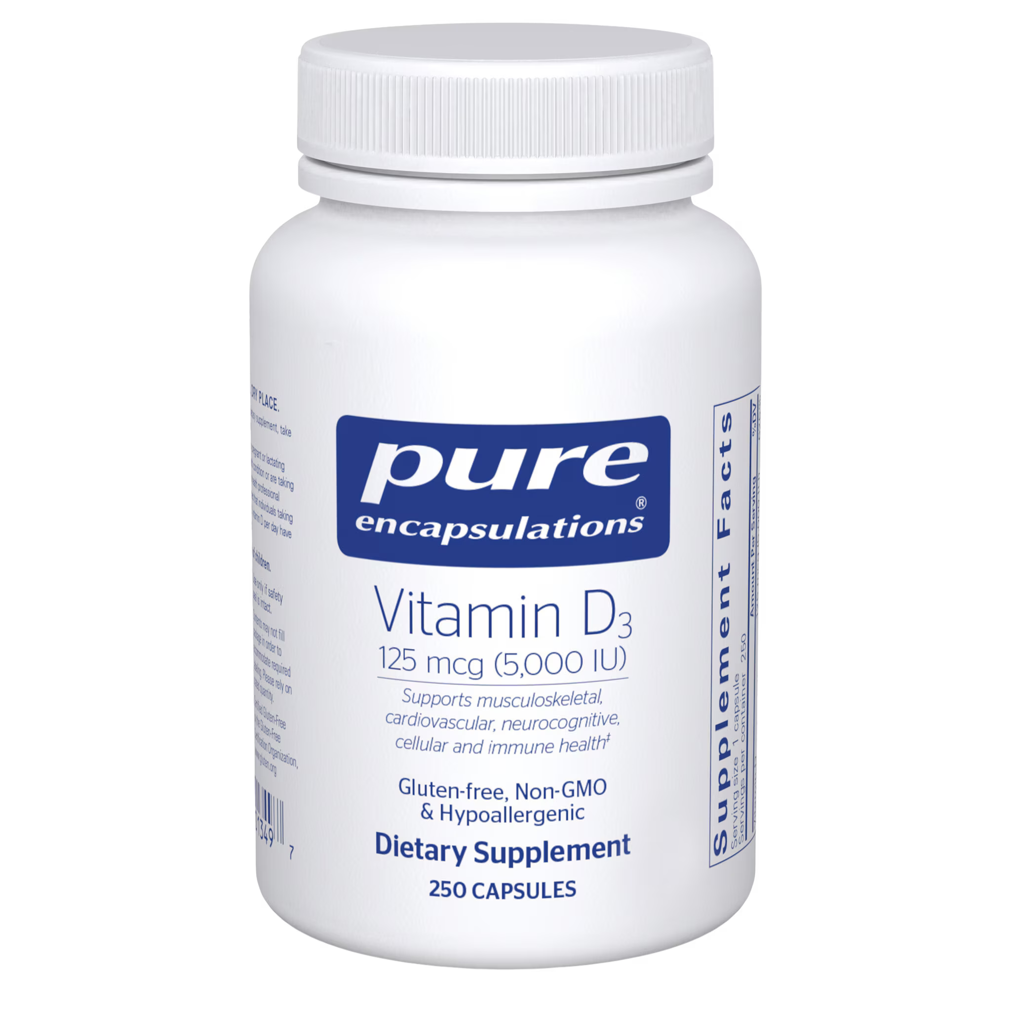 Vitamin D3 125 mcg (5,000 IU) 30ct