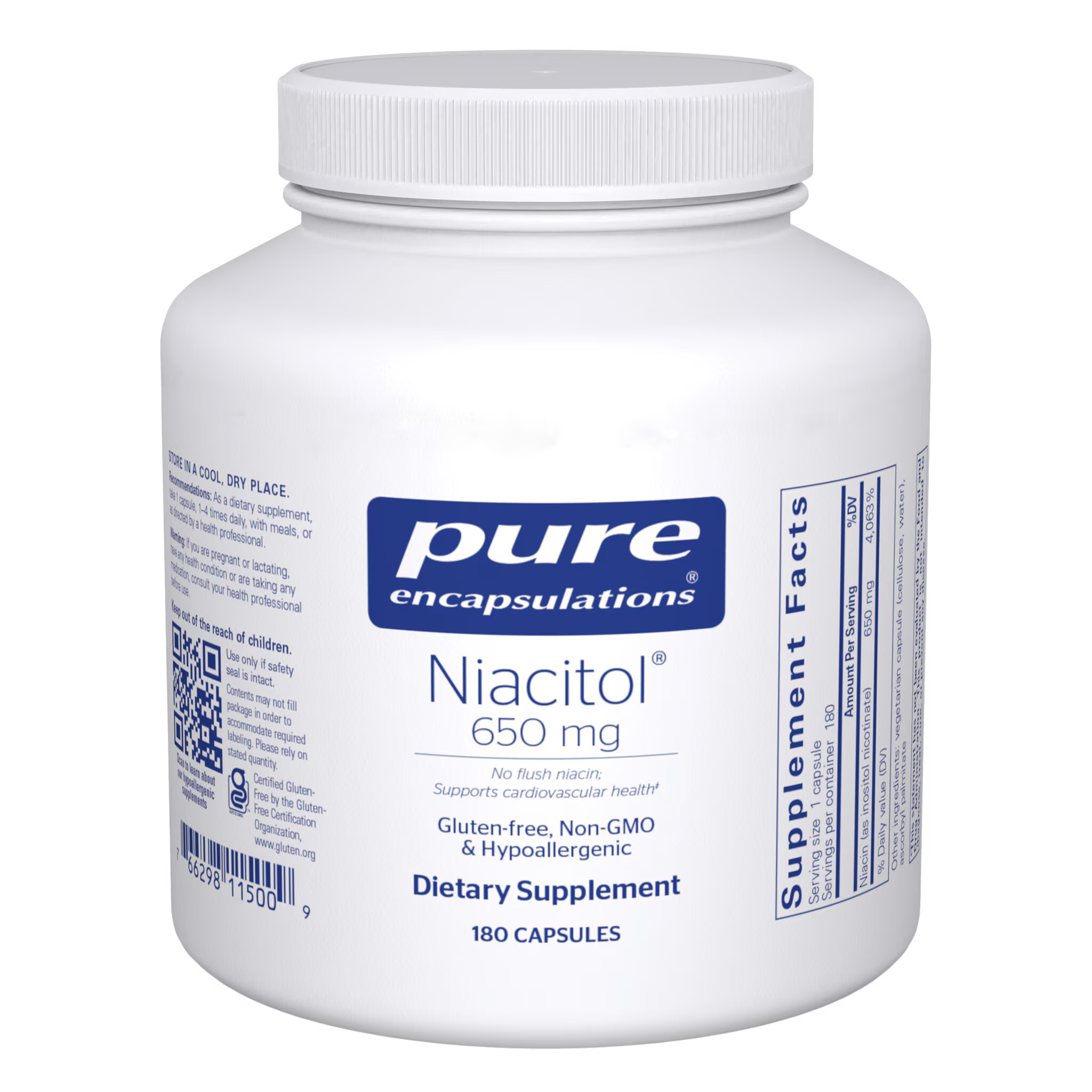 Niacitol® (no-flush niacin) 650 mg 180ct