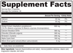 CheleX™ 120 Capsules Supplement Facts