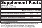 DHEA Micronized 10mg 60 Tablets Supplement Facts