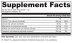 Electrolyte Sticks Lemon-Lime 30 Servings Supplement Facts