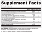 MedCaps Menopause™ 120 Capsules Supplement Facts