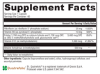 Methyl Protect® 60 Capsules Supplement Facts