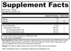 OmegaPure 900 EC™ 120 Softgels Supplement Facts