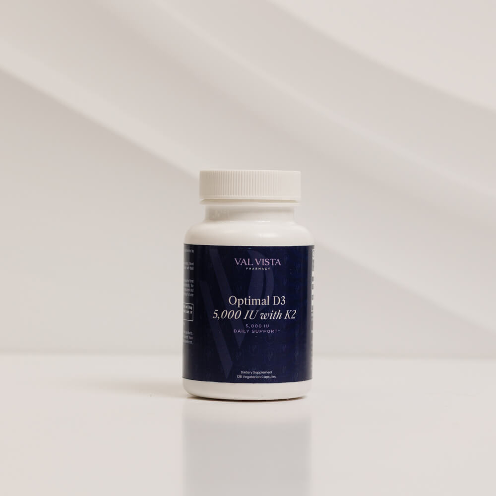 Optimal D3 5,000 IU with K2 120 capsules
