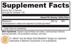 OptiMag® 125 240 Capsules Supplement Facts