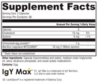 ProbioMax® IG 26 120 Capsules Supplement Facts