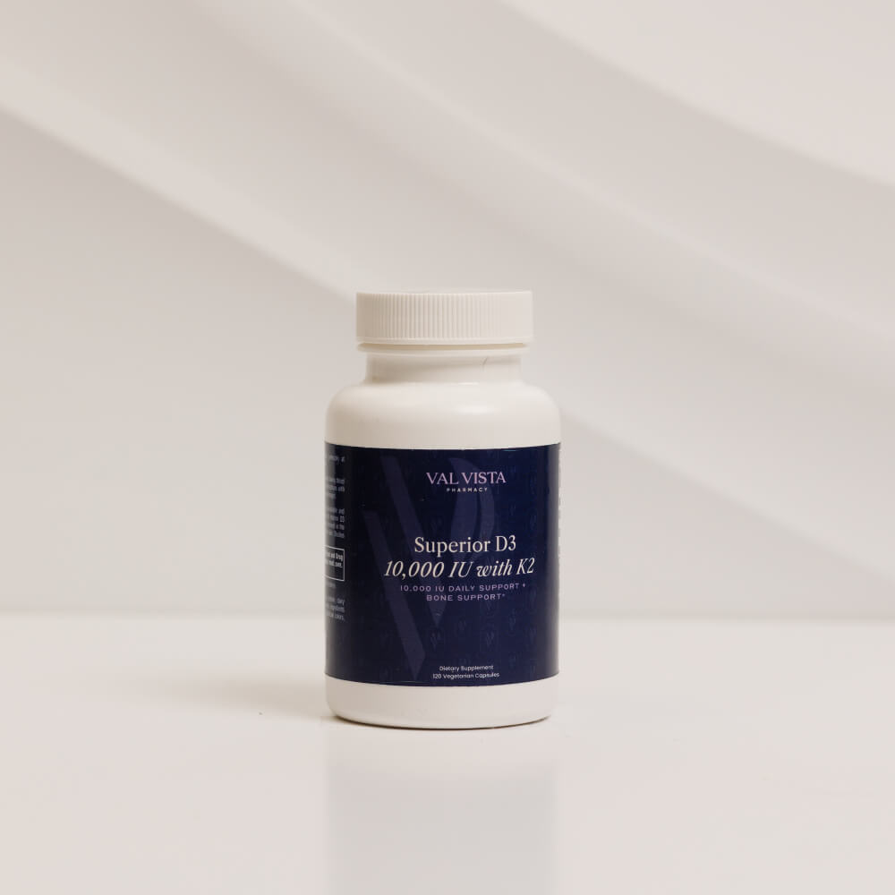 Superior D3 10,000 IU with K2 120 capsules