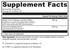 TestoPlex Plus® 120 Capsules Supplement Facts