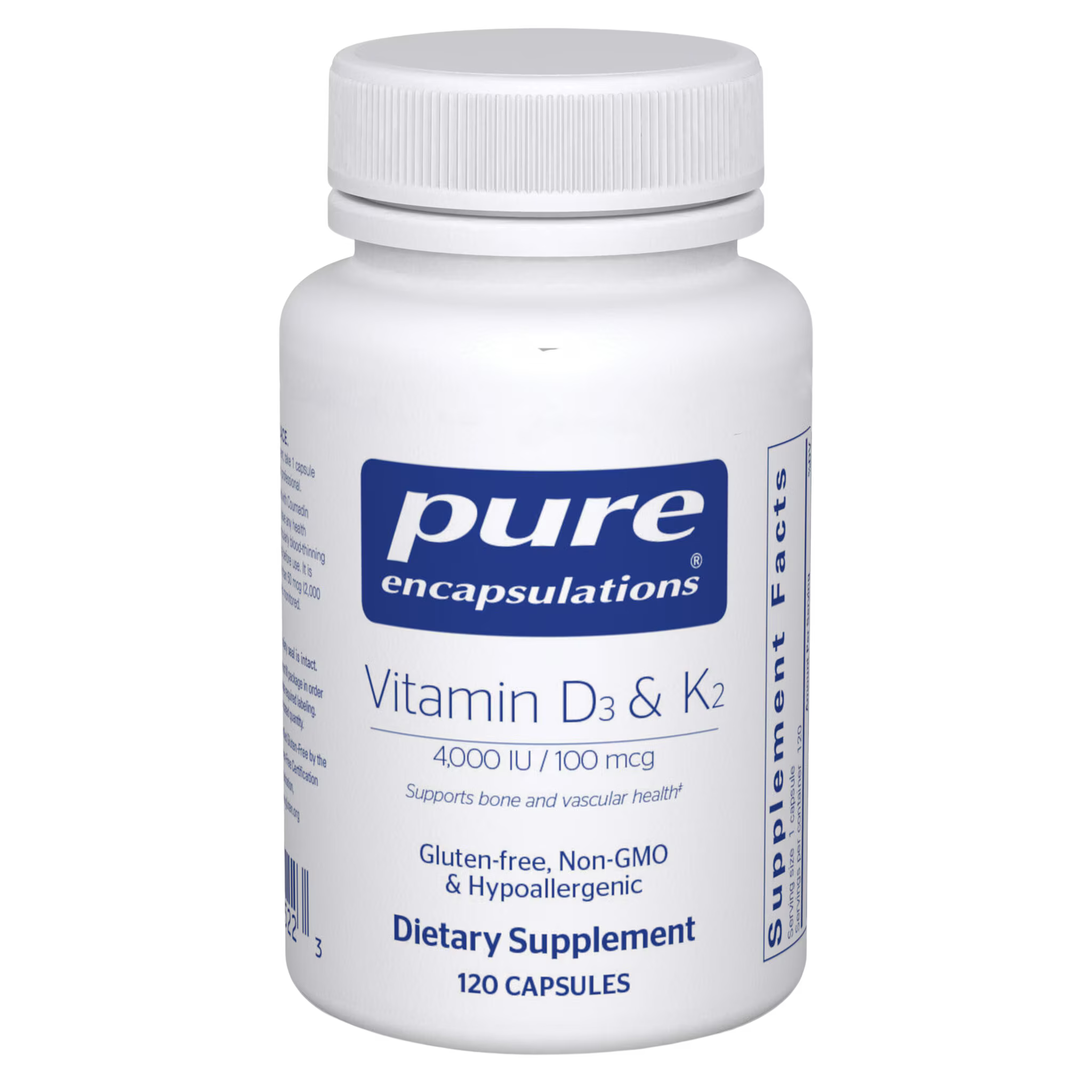 Vitamin D3 & K2 120ct