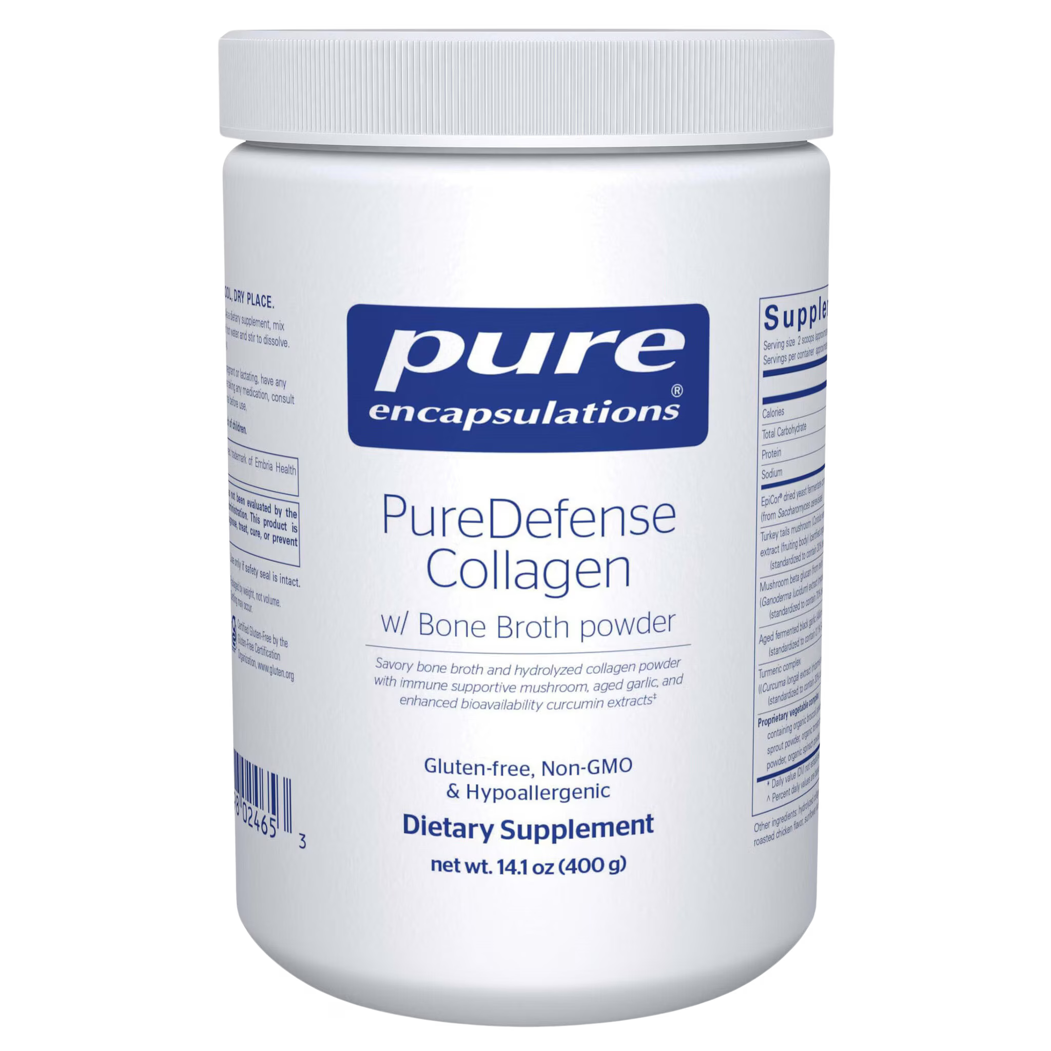 PureDefense Collagen w/ Bone Broth powder 14.1oz