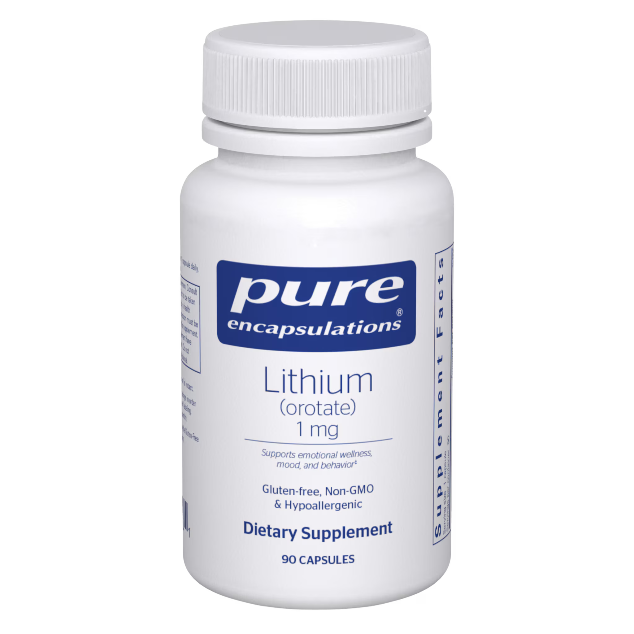 Lithium (orotate) 1 mg 90ct