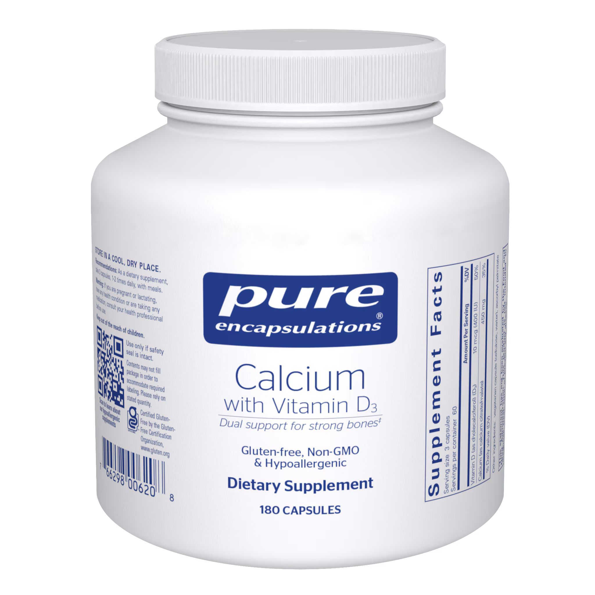 Calcium with Vitamin D3 180ct